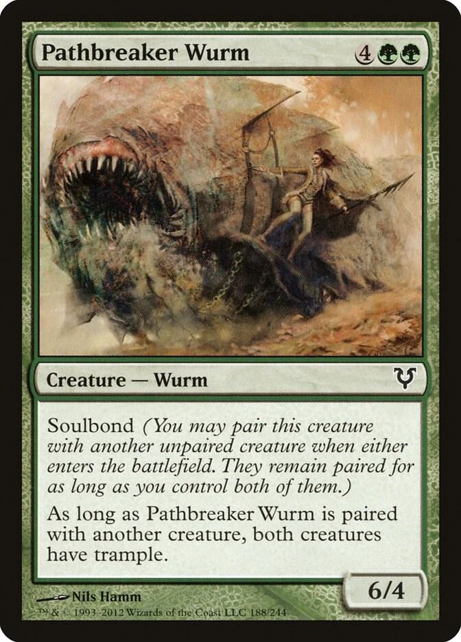 Pathbreaker Wurm 188 card from Avacyn Restored