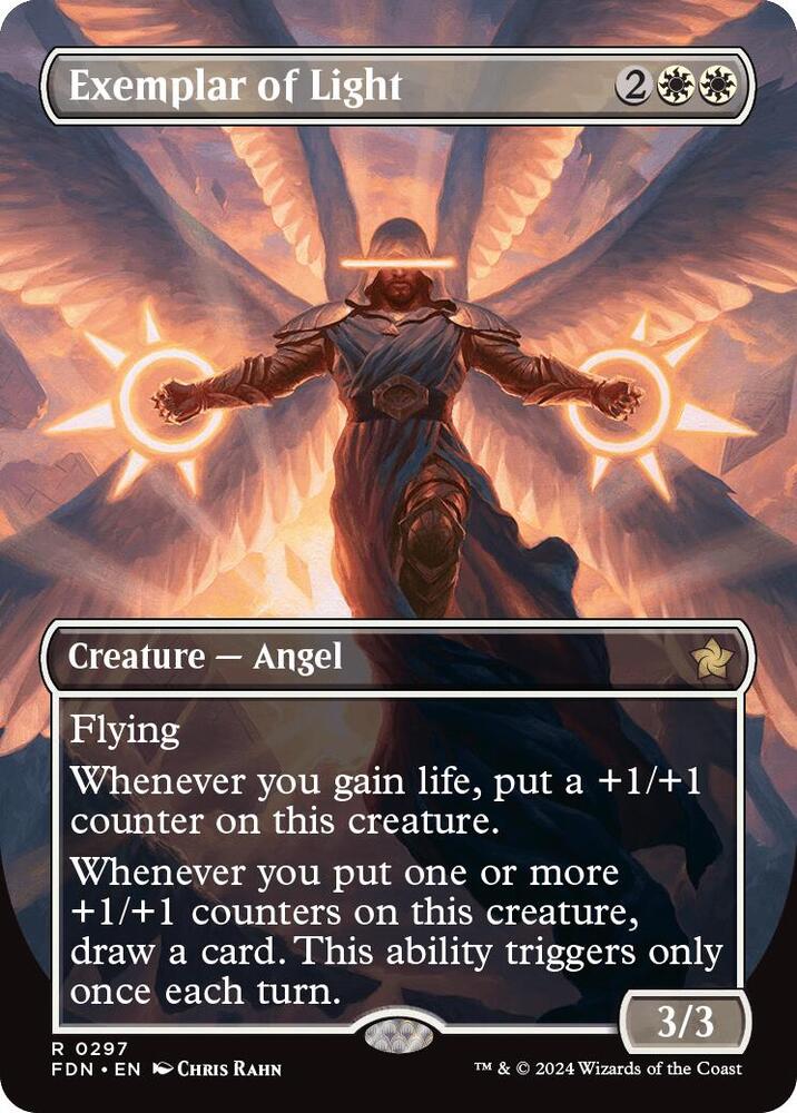 Exemplar of Light (Borderless) 297 card from Foundations