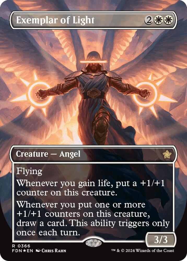 Exemplar of Light (Borderless) (Mana Foil) 366 card from Foundations