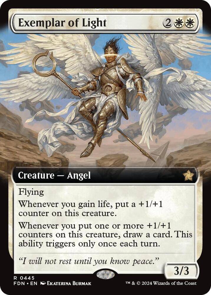 Exemplar of Light (Extended Art) 445 card from Foundations