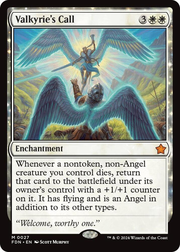 Valkyrie's Call 27 card from Foundations
