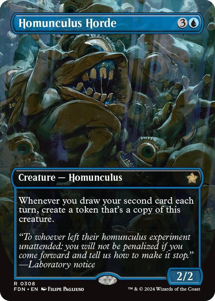 Homunculus Horde (Borderless) 308 card from Foundations