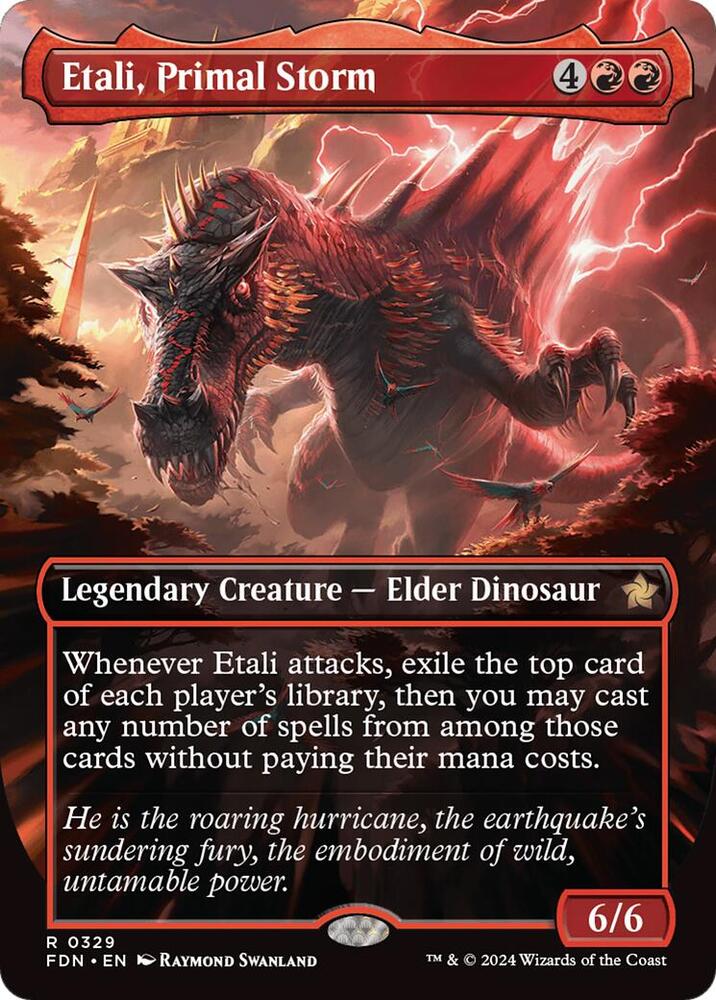 Etali, Primal Storm (Borderless) 329 card from Foundations