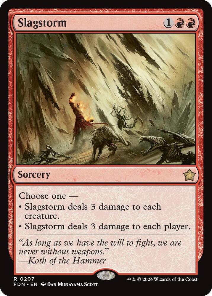 Slagstorm 207 card from Foundations
