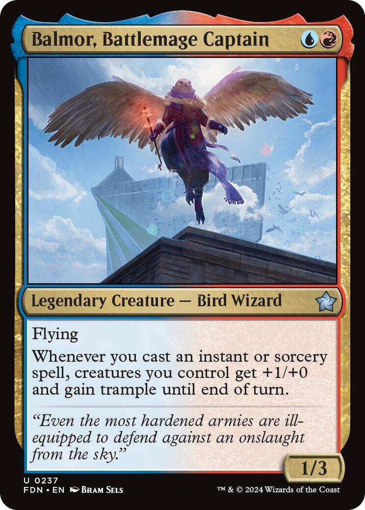 Balmor, Battlemage Captain 237 card from Foundations
