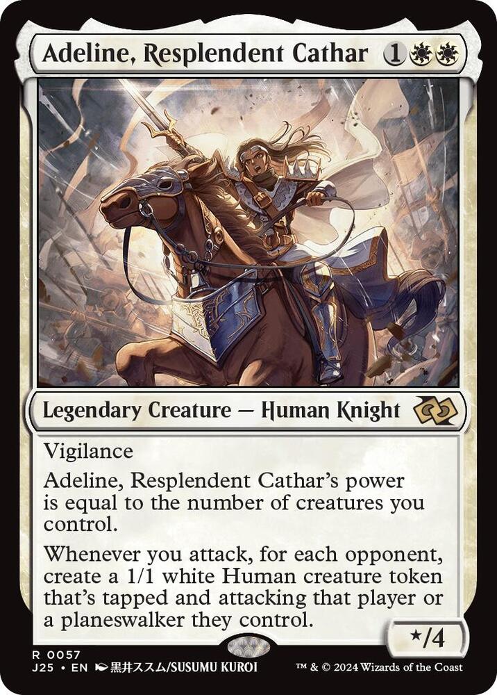 Adeline, Resplendent Cathar (Anime) 57 card from Foundations Jumpstart