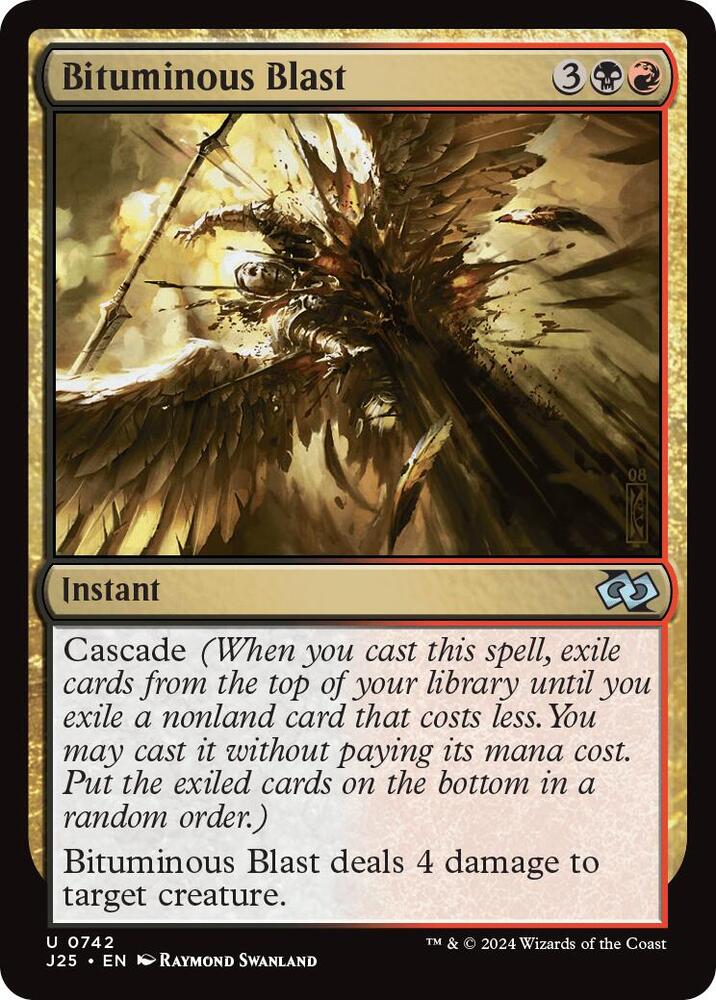 Bituminous Blast 742 card from Foundations Jumpstart