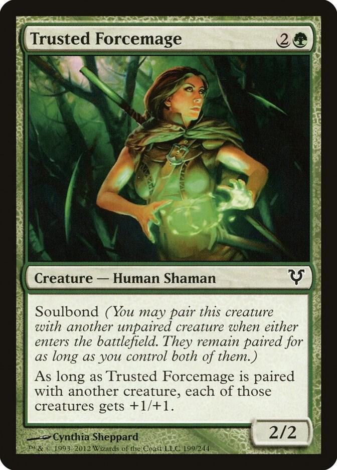 Trusted Forcemage 199 card from Avacyn Restored