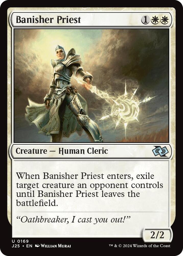 Banisher Priest 169 card from Foundations Jumpstart