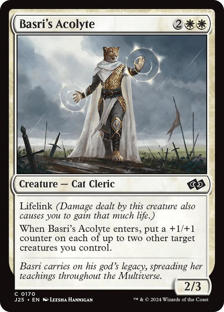Basri's Acolyte 170 card from Foundations Jumpstart