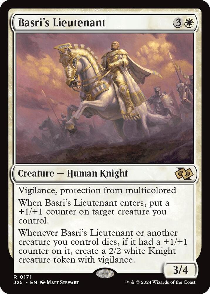 Basri's Lieutenant 171 card from Foundations Jumpstart