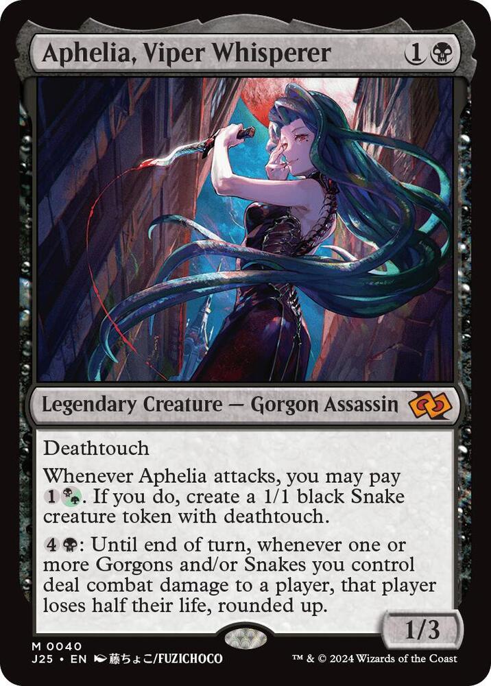 Aphelia, Viper Whisperer (Anime) 40 card from Foundations Jumpstart