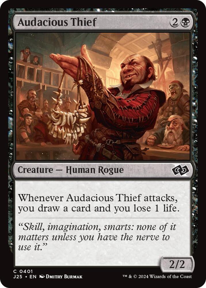 Audacious Thief 401 card from Foundations Jumpstart