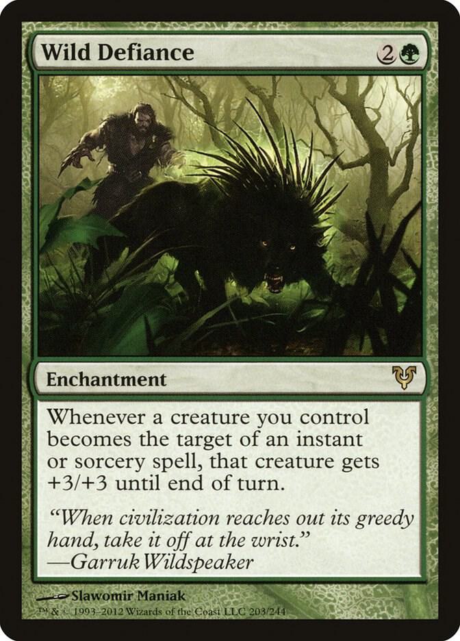Wild Defiance 203 card from Avacyn Restored