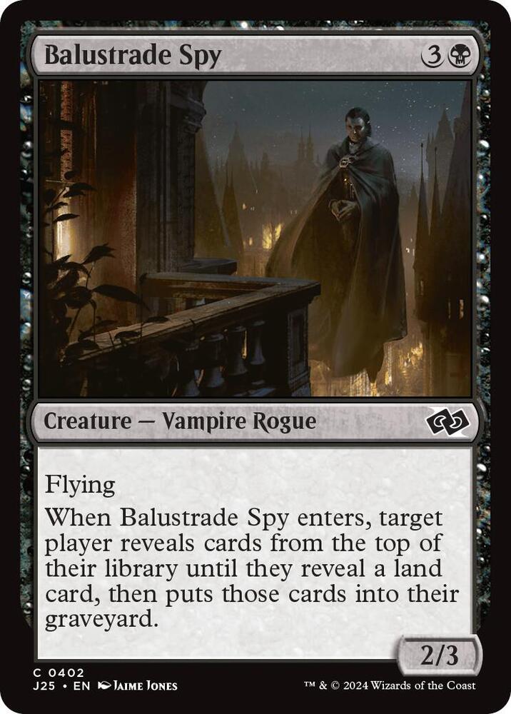 Balustrade Spy 402 card from Foundations Jumpstart