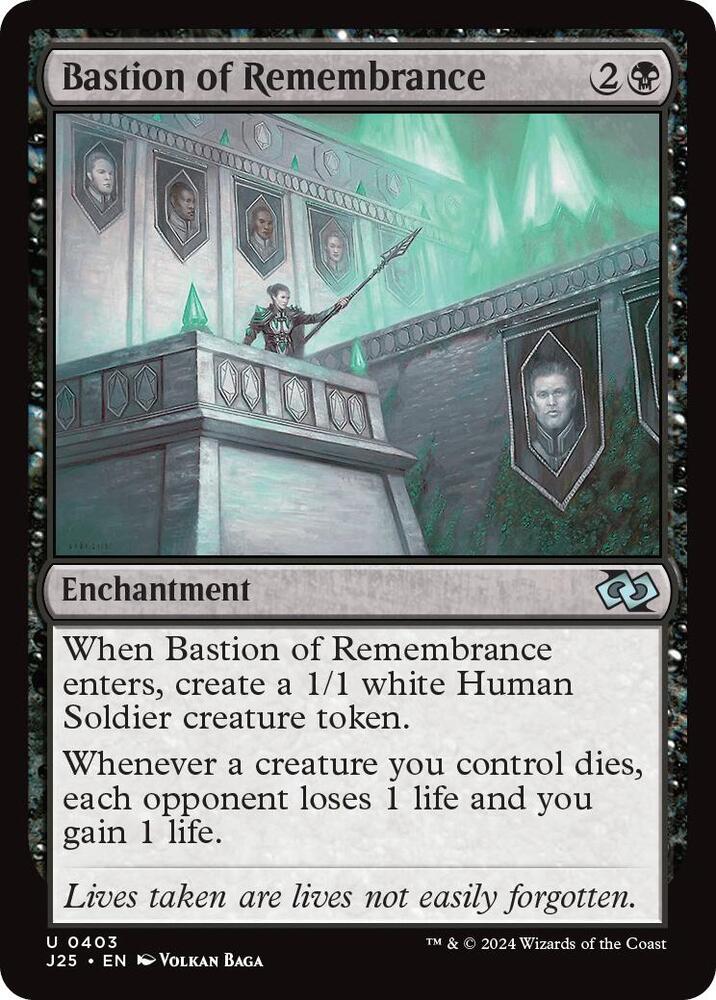 Bastion of Remembrance 403 card from Foundations Jumpstart