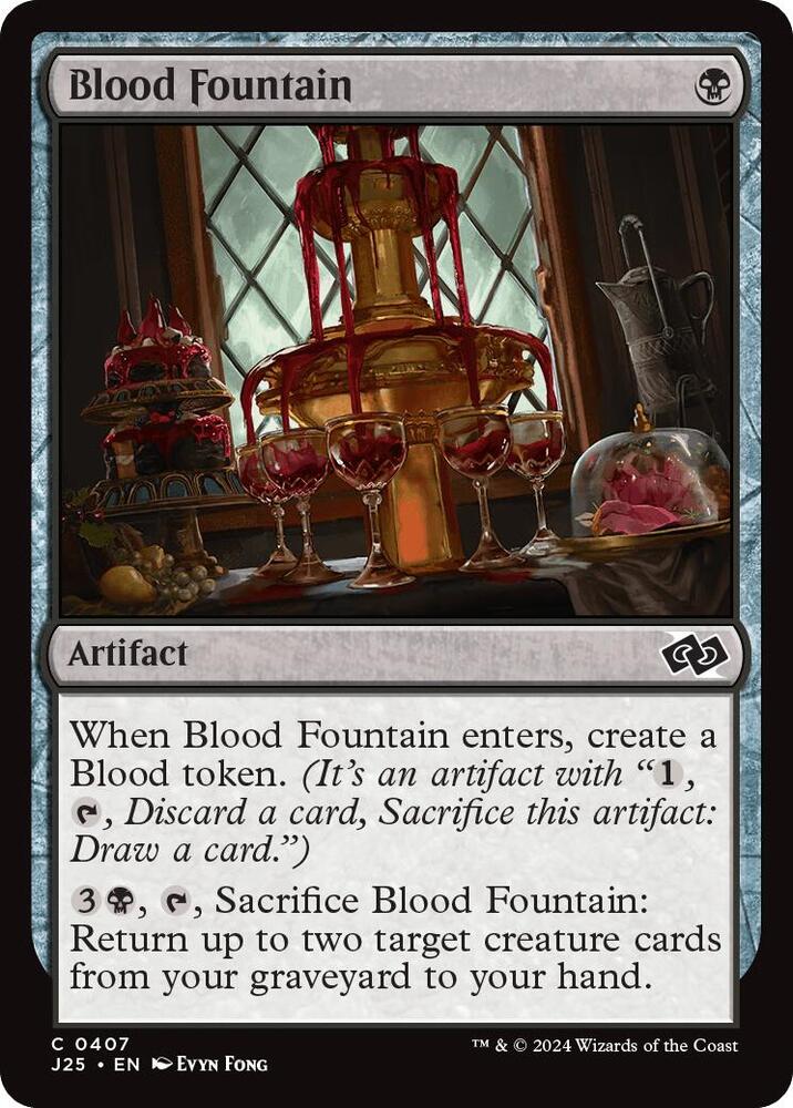 Blood Fountain 407 card from Foundations Jumpstart