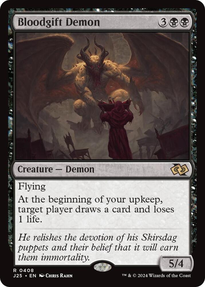 Bloodgift Demon 408 card from Foundations Jumpstart