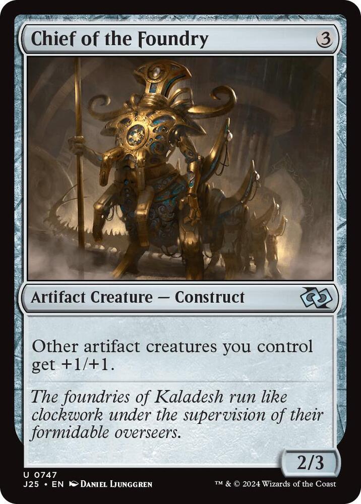 Chief of the Foundry 747 card from Foundations Jumpstart