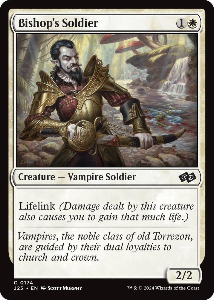 Bishop's Soldier 174 card from Foundations Jumpstart