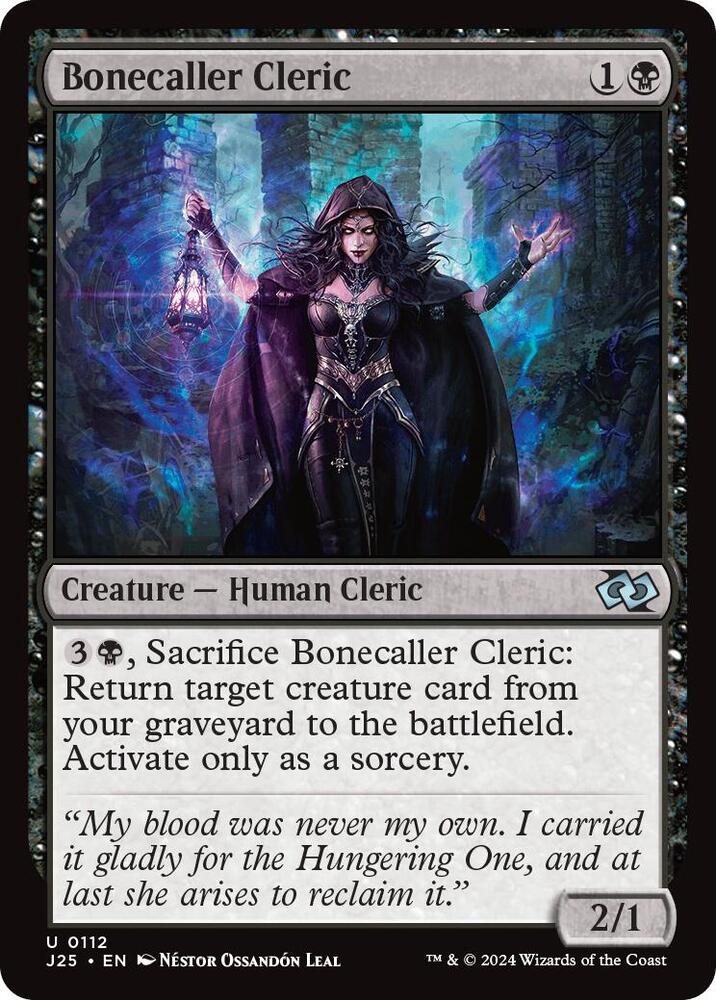 Bonecaller Cleric 112 card from Foundations Jumpstart