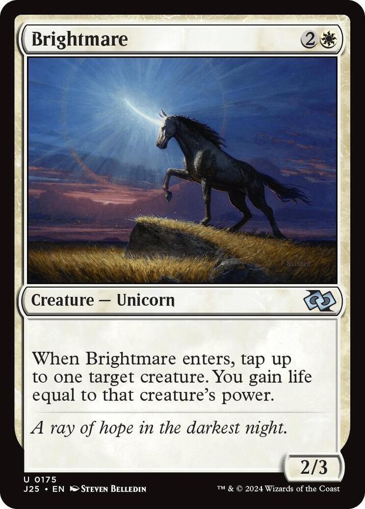 Brightmare 175 card from Foundations Jumpstart