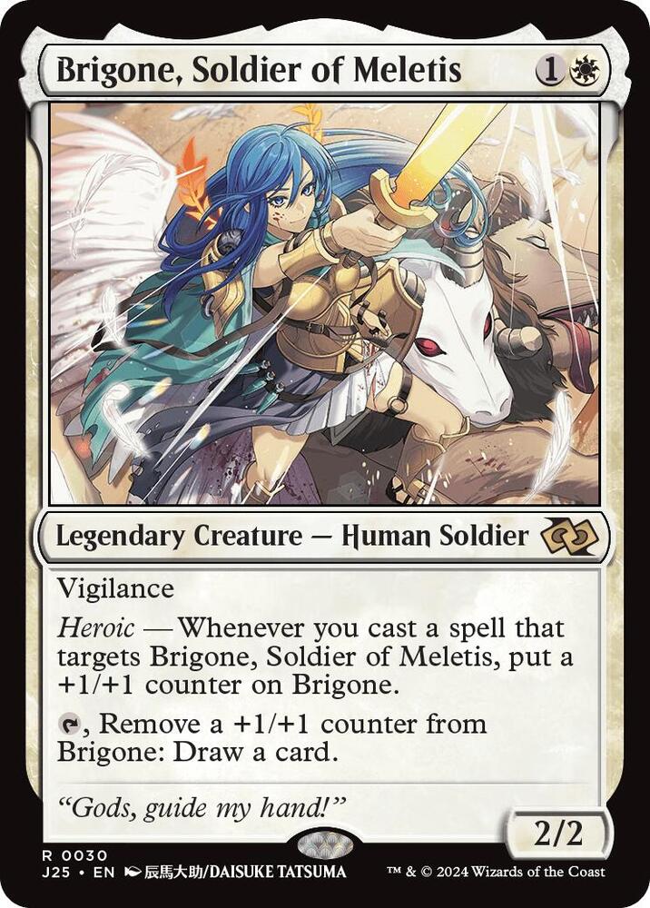 Brigone, Soldier of Meletis (Anime) 30 card from Foundations Jumpstart