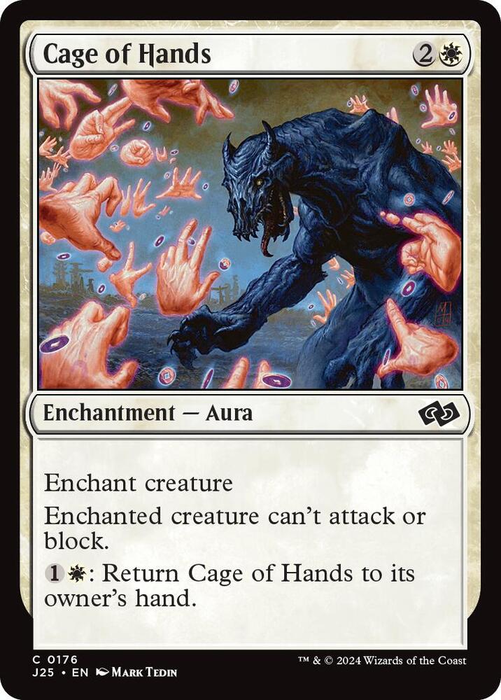 Cage of Hands 176 card from Foundations Jumpstart