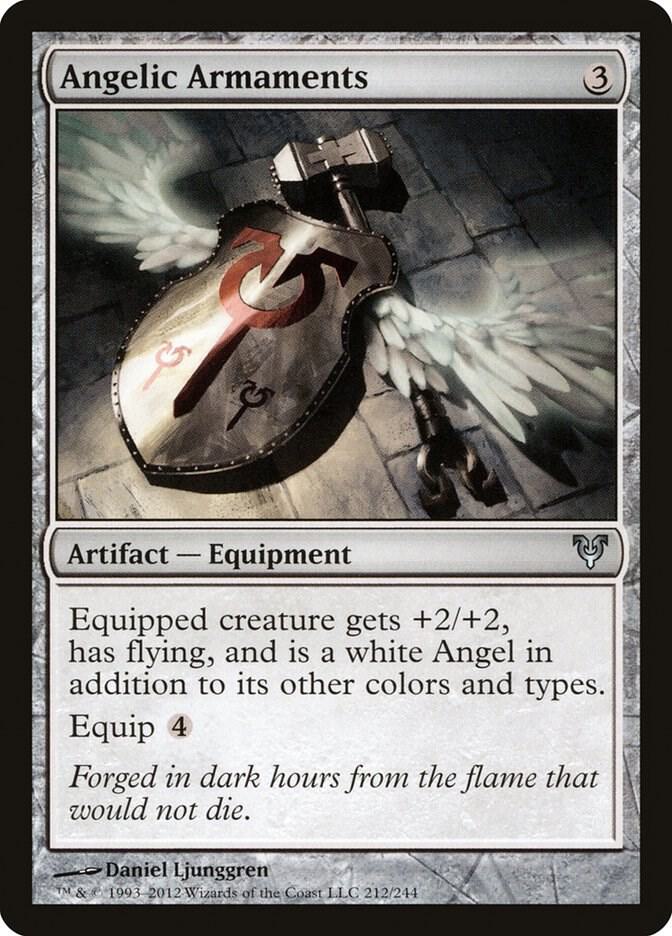 Angelic Armaments 212 card from Avacyn Restored