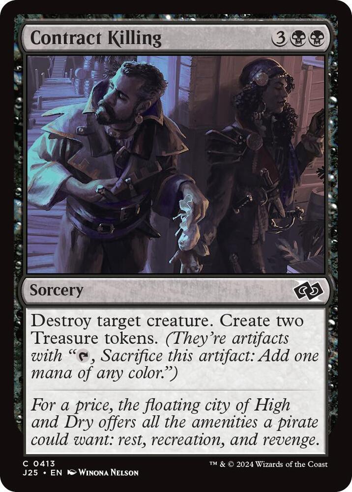 Contract Killing 413 card from Foundations Jumpstart
