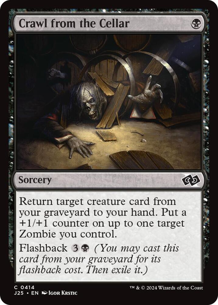 Crawl from the Cellar 414 card from Foundations Jumpstart