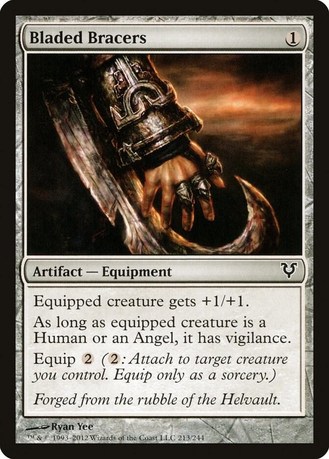 Bladed Bracers 213 card from Avacyn Restored