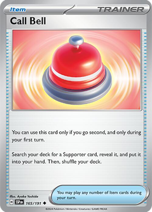 Call Bell 165/191 card from SV08: Surging Sparks
