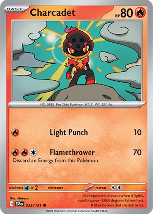 Charcadet 033/191 card from SV08: Surging Sparks