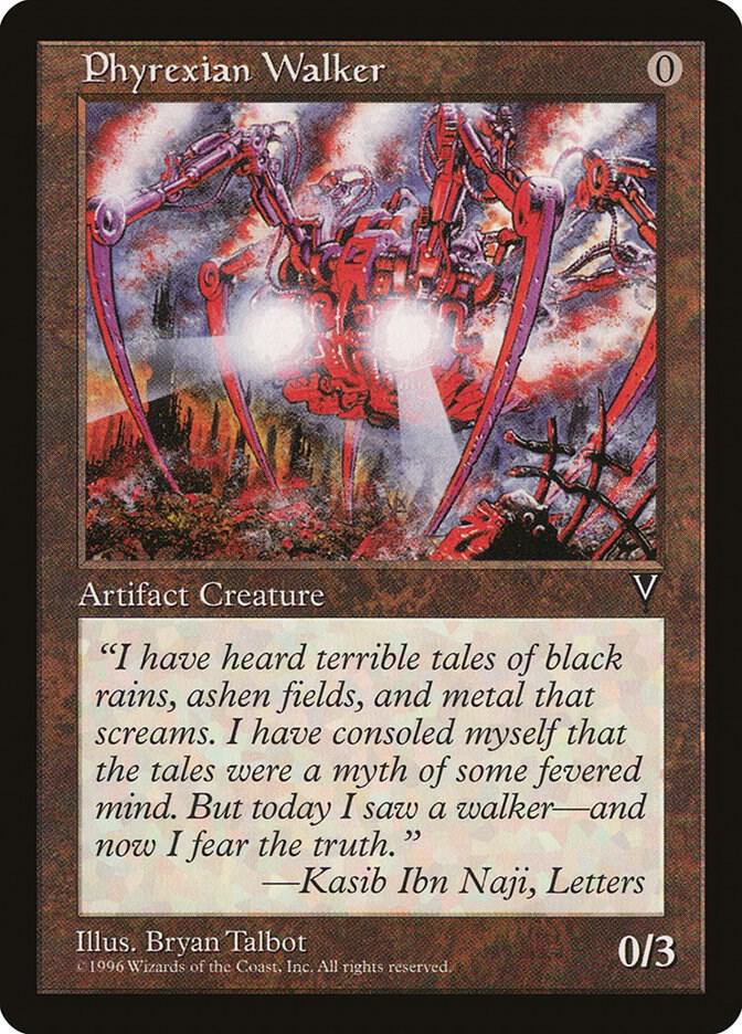 Phyrexian Walker card from Visions