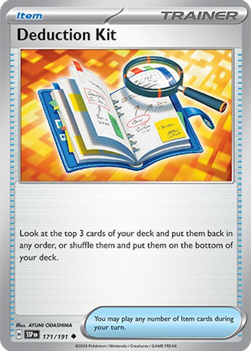 Deduction Kit 171/191 card from SV08: Surging Sparks
