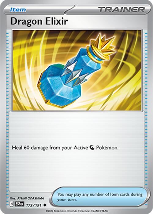 Dragon Elixir 172/191 card from SV08: Surging Sparks