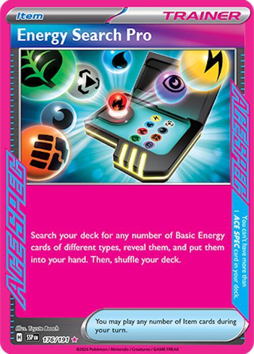 Energy Search Pro 176/191 card from SV08: Surging Sparks