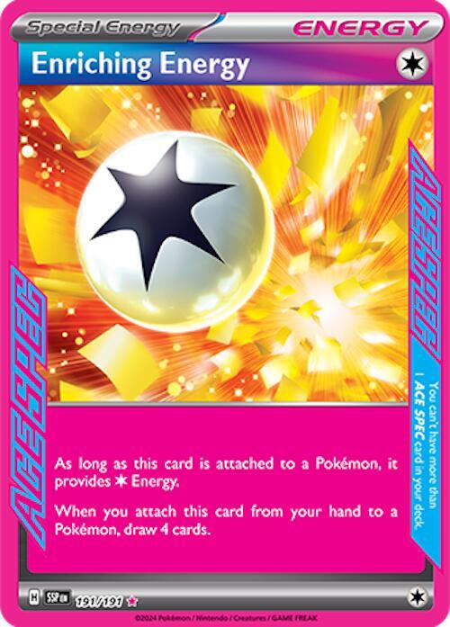 Enriching Energy 191/191 card from SV08: Surging Sparks