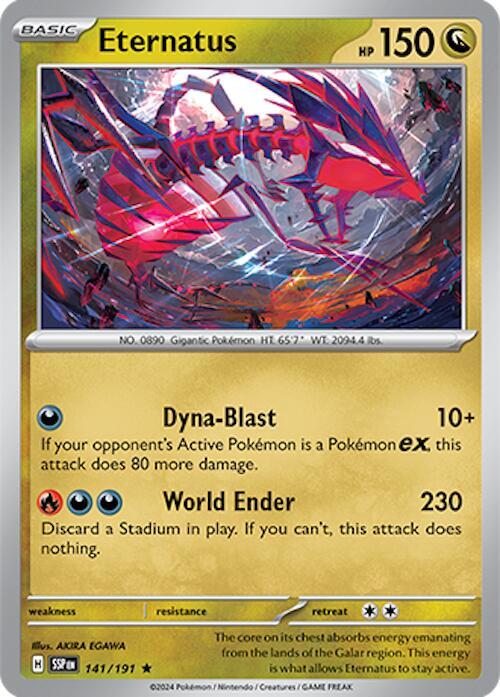 Eternatus 141/191 card from SV08: Surging Sparks