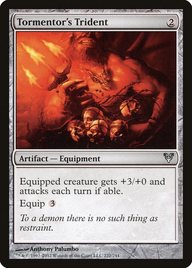 Tormentor's Trident 222 card from Avacyn Restored