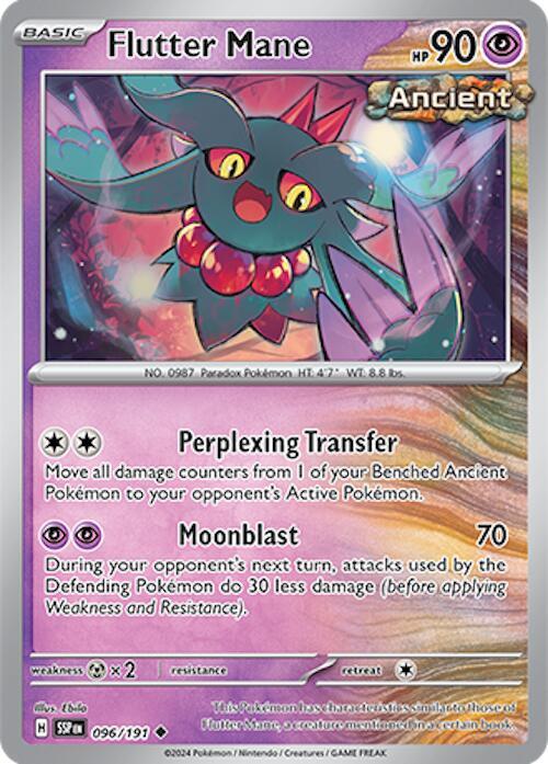 Flutter Mane 096/191 card from SV08: Surging Sparks