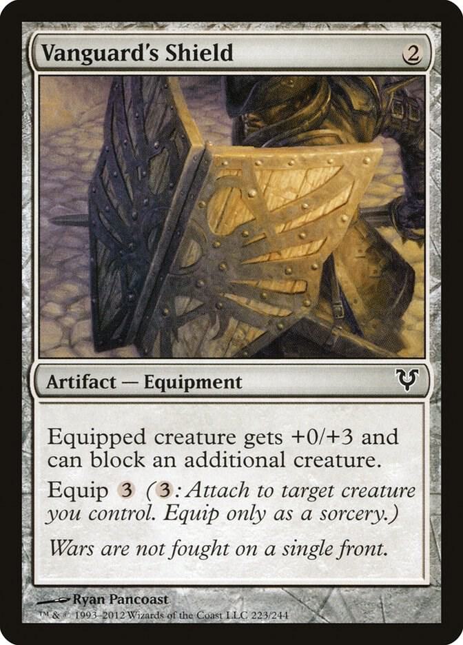 Vanguard's Shield 223 card from Avacyn Restored