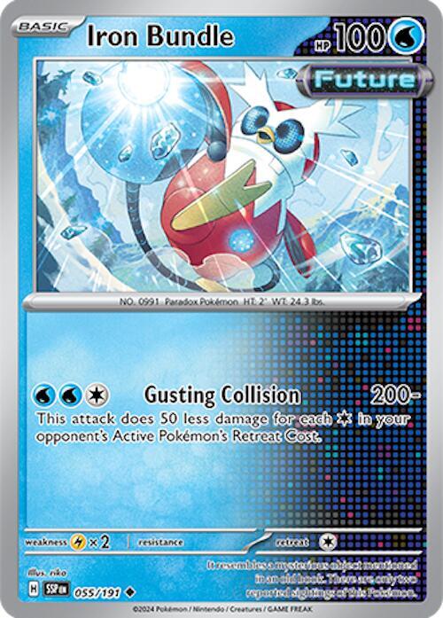 Iron Bundle 055/191 card from SV08: Surging Sparks