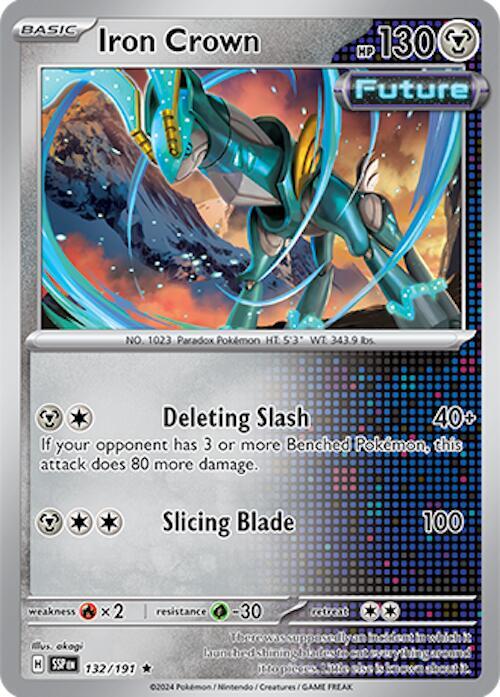 Iron Crown 132/191 card from SV08: Surging Sparks