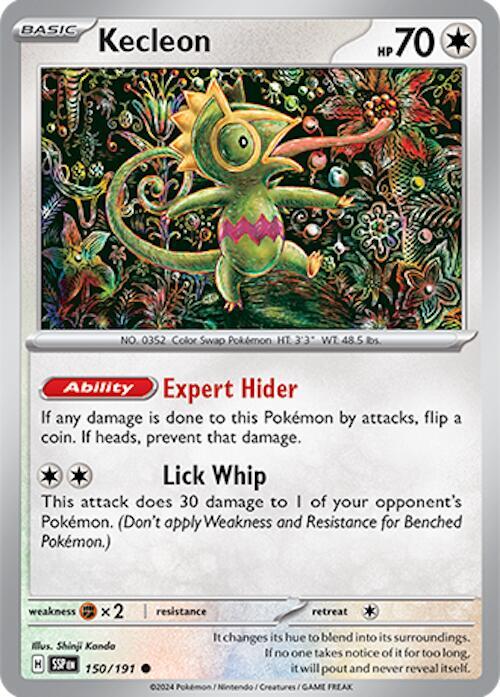 Kecleon 150/191 card from SV08: Surging Sparks
