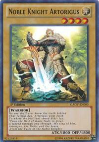 Noble Knight Artorigus GAOV-EN000 card from Galactic Overlord