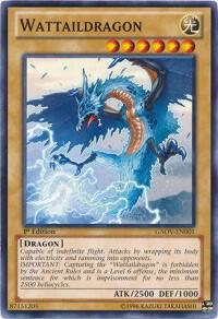 Wattaildragon GAOV-EN001 card from Galactic Overlord