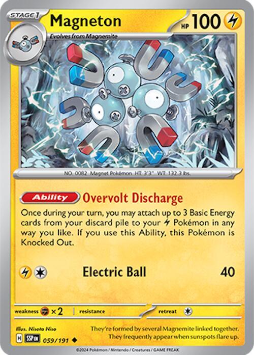 Magneton 059/191 card from SV08: Surging Sparks
