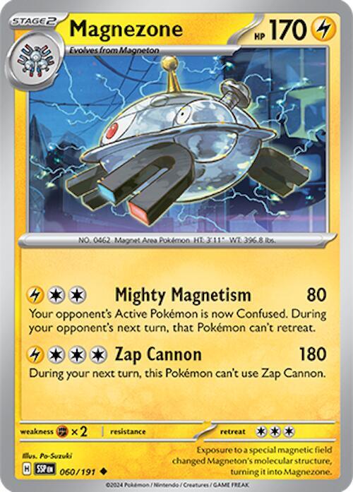 Magnezone 060/191 card from SV08: Surging Sparks